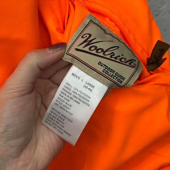 Woolrich Outdoor Reversible Hunter Orange/Black Hunting Shooting Safety Vest - Picture 5 of 7